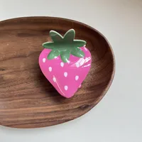 Girl'S Cute Fruit Arylic Hair Claws sku image 2
