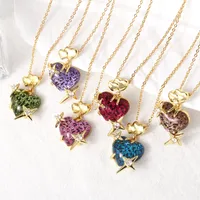 Modern Style Simple Style Star Heart Shape 201 Stainless Steel Copper 18K Gold Plated Women's Pendant Necklace main image 1