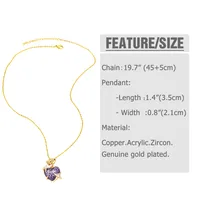 Modern Style Simple Style Star Heart Shape 201 Stainless Steel Copper 18K Gold Plated Women's Pendant Necklace main image 2