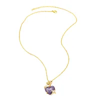 Modern Style Simple Style Star Heart Shape 201 Stainless Steel Copper 18K Gold Plated Women's Pendant Necklace main image 7