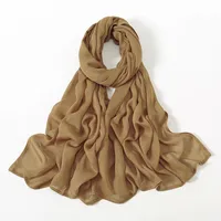 Women's Elegant Simple Style Solid Color Rayon Kerchief main image 3