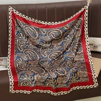 Women's Elegant Rose Satin Silk Scarf sku image 4