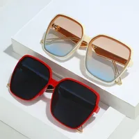 Casual Color Block Pc Square Full Frame Glasses main image 4