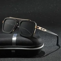 Casual Color Block Solid Color Pc Square Full Frame Glasses main image 2