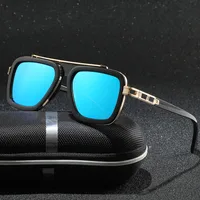 Casual Color Block Solid Color Pc Square Full Frame Glasses main image 5