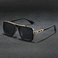 Casual Color Block Solid Color Pc Square Full Frame Glasses main image 4