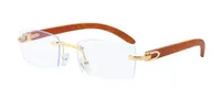 Simple Style Gradient Color Pc Square Frameless Glasses sku image 8