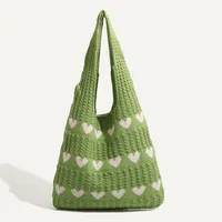 Women's Large Polyester Heart Shape Basic Square Open Tote Bag sku image 5