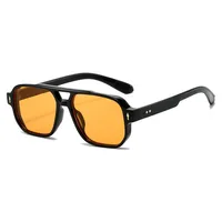 Simple Style Gradient Color Solid Color Pc Square Full Frame Glasses sku image 10