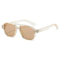 Simple Style Gradient Color Solid Color Pc Square Full Frame Glasses sku image 15