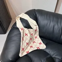 Women's Medium Polyester Bow Knot Cute Square Open Tote Bag main image 5