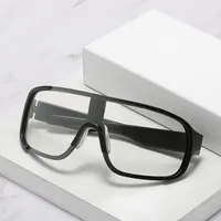 Simple Style Gradient Color Solid Color Pc Special-Shaped Mirror Full Frame Glasses main image 3