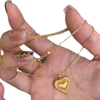 Retro Heart Shape Copper Plating Women's Earrings Necklace main image 4
