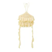 Women's Tank Tops Ruffles Sexy Solid Color main image 2