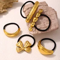 Women's Elegant Bow Knot 304 Stainless Steel Plating Hair Tie main image 1