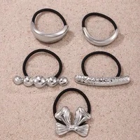 Women's Elegant Bow Knot 304 Stainless Steel Plating Hair Tie main image 8