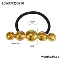 Women's Elegant Bow Knot 304 Stainless Steel Plating Hair Tie sku image 6