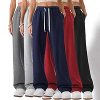 Women's Casual Daily Sports Simple Style Solid Color Full Length Straight Pants main image 1