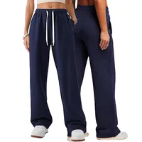 Women's Casual Daily Sports Simple Style Solid Color Full Length Straight Pants main image 5