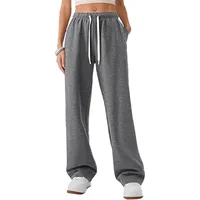 Women's Casual Daily Sports Simple Style Solid Color Full Length Straight Pants main image 4