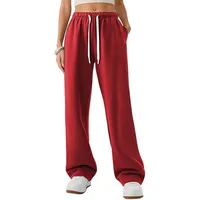 Women's Casual Daily Sports Simple Style Solid Color Full Length Straight Pants sku image 18