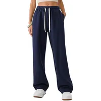 Women's Casual Daily Sports Simple Style Solid Color Full Length Straight Pants sku image 21