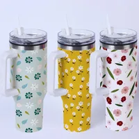 Casual Flower 201 Stainless Steel 304 Stainless Steel Thermos Cup 1 Piece main image 1