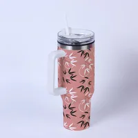 Casual Flower 201 Stainless Steel 304 Stainless Steel Thermos Cup 1 Piece main image 3