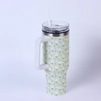 Casual Flower 201 Stainless Steel 304 Stainless Steel Thermos Cup 1 Piece sku image 13