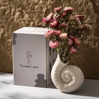 Elegant Vintage Style Conch Ceramics Ornaments Vase main image 1