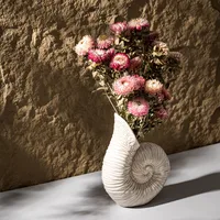 Elegant Vintage Style Conch Ceramics Ornaments Vase main image 3