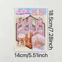 1 Set Cartoon Daily Paper Cute Stickers sku image 5