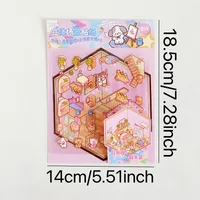 1 Set Cartoon Daily Paper Cute Stickers sku image 6