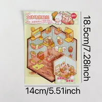 1 Set Cartoon Daily Paper Cute Stickers sku image 7