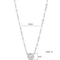 Elegant Glam Luxurious Round 304 Stainless Steel Plating 18K Gold Plated Women's Bracelets Necklace sku image 1