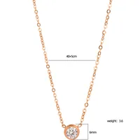 Elegant Glam Luxurious Round 304 Stainless Steel Plating 18K Gold Plated Women's Bracelets Necklace sku image 6