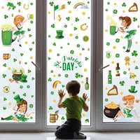 Cartoon Shamrock Human PVC Wall Art main image 4