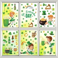 Cartoon Shamrock Human PVC Wall Art main image 3