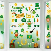 Cartoon Shamrock PVC Wall Art main image 1