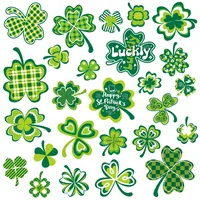 Cartoon Shamrock PVC Wall Art main image 4