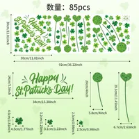 Cartoon Shamrock PVC Wall Art sku image 1