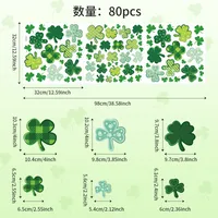 Cartoon Shamrock PVC Wall Art sku image 5