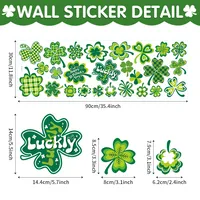 Cartoon Shamrock PVC Wall Art sku image 2