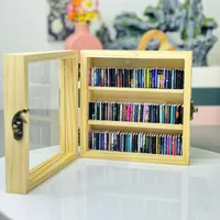 Simple Style Solid Color Wood Bookshelf Artificial Decorations main image video