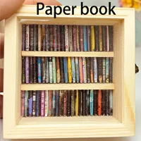 Simple Style Solid Color Wood Bookshelf Artificial Decorations sku image 3