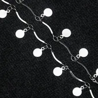Simple Style Classic Style Solid Color Titanium Steel Women's Chain Belts main image 6