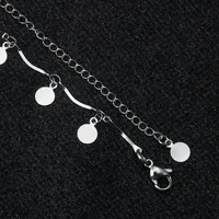 Simple Style Classic Style Solid Color Titanium Steel Women's Chain Belts main image 5