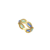 Vintage Style Geometric Titanium Steel Plating Women's Rings main image 5