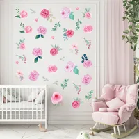 Casual Dinosaur Rose PVC Wall Sticker Wall Art main image 3
