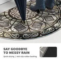 Simple Style Geometric Rubber Polyester Carpet main image 5